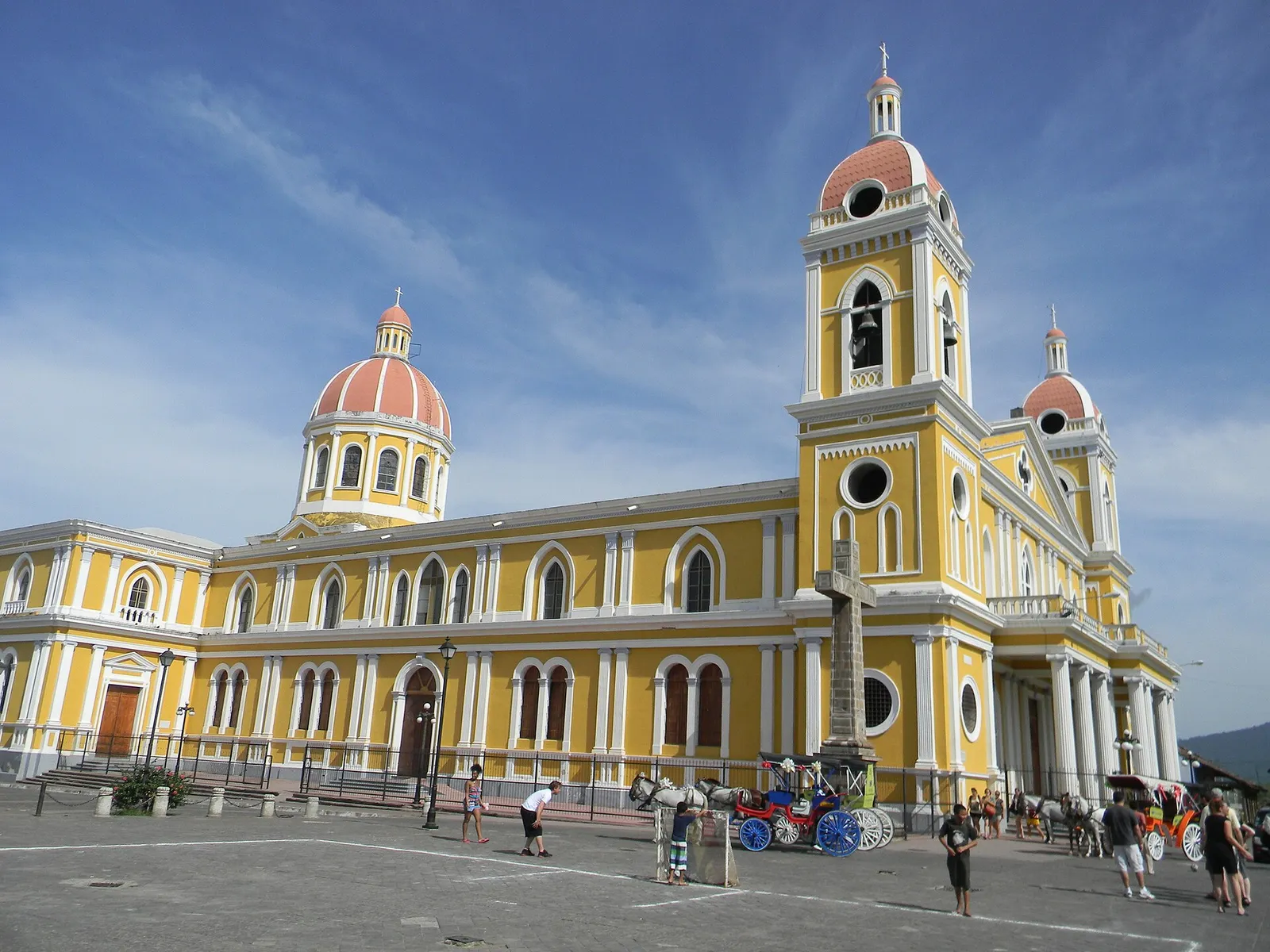 The cathedral in Granada, Nicaragua