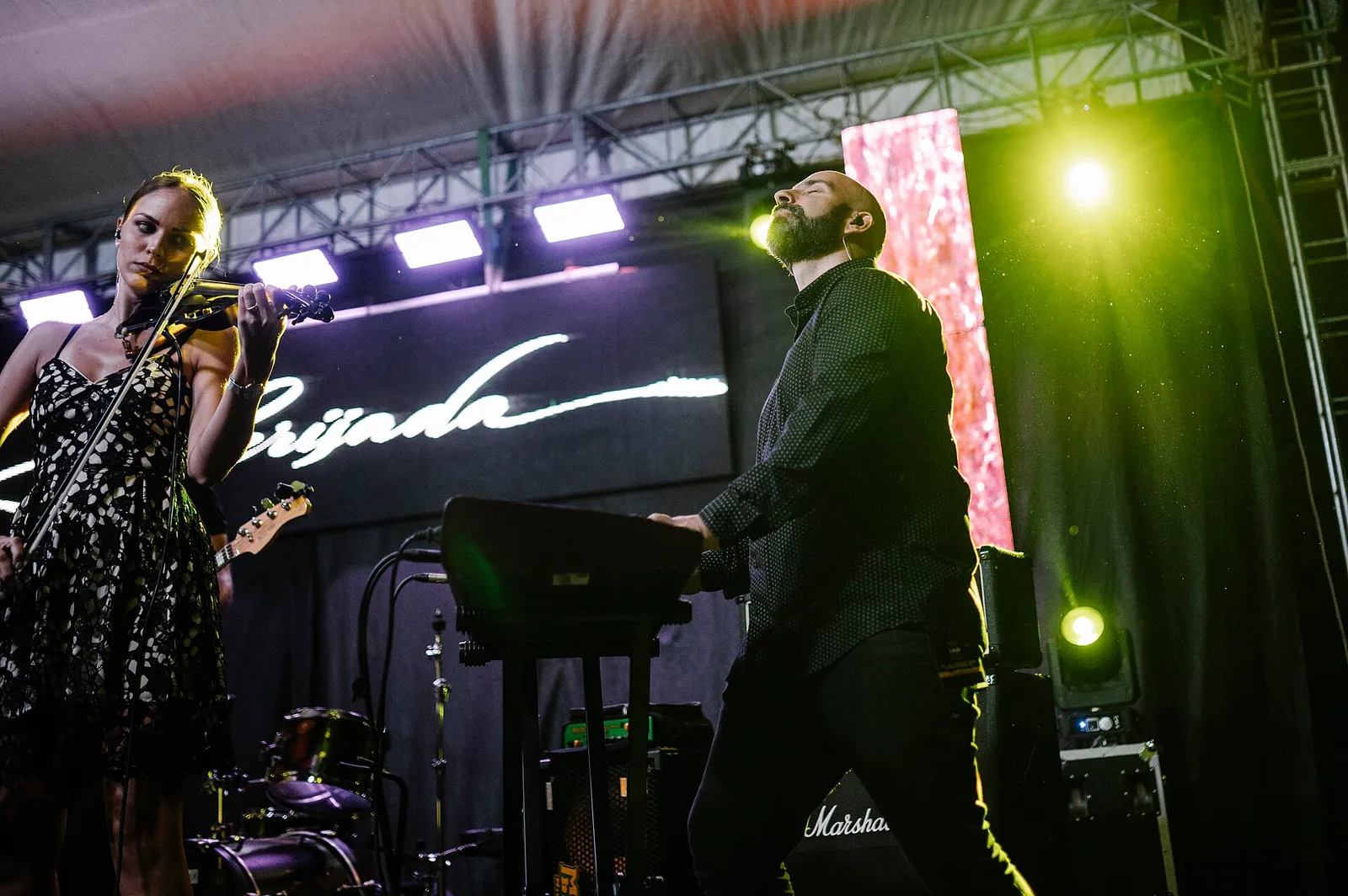 Musicians performing at a live concert (illustrative photograph)