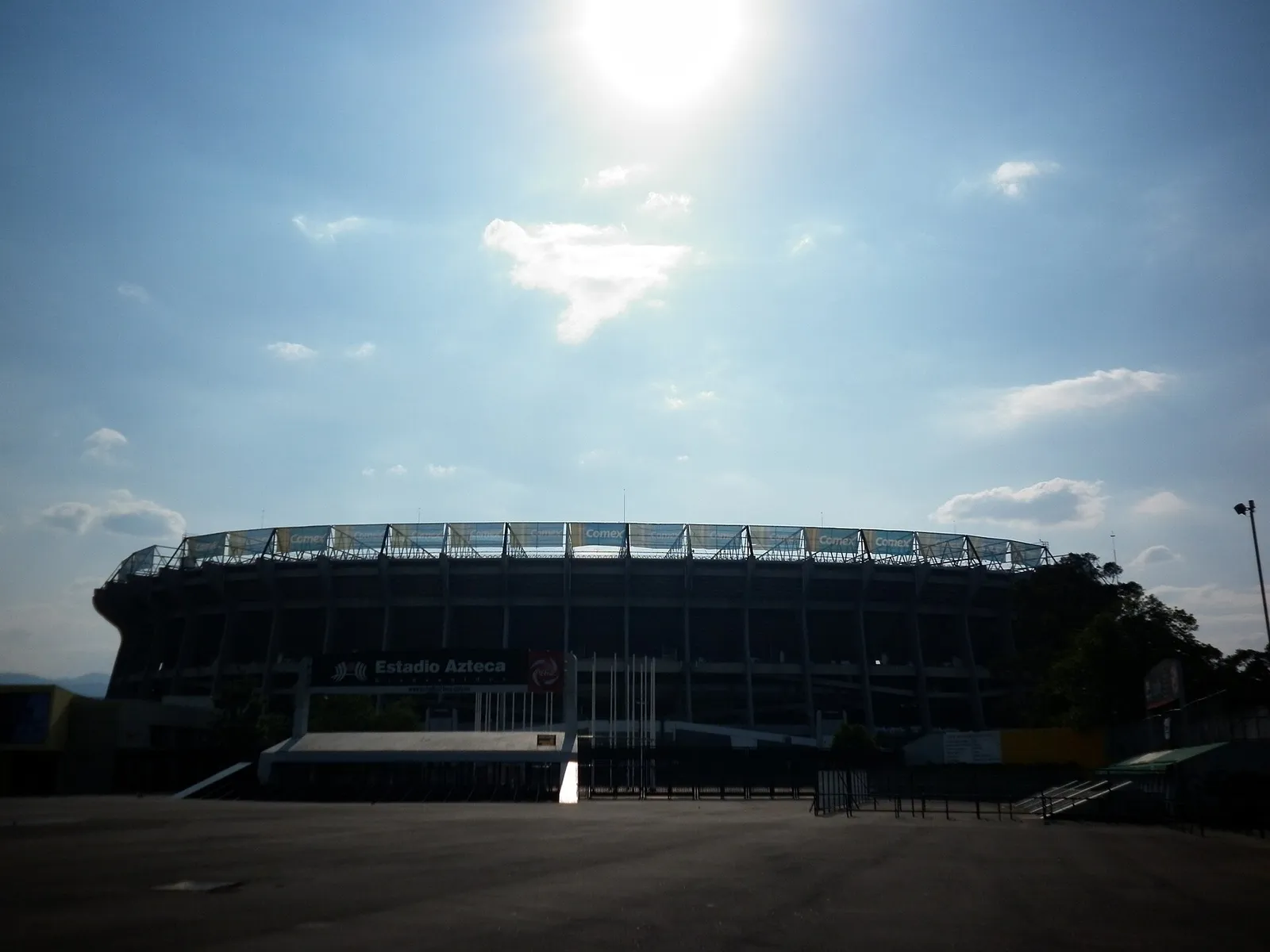 The Estadio Azteca in Mexico City