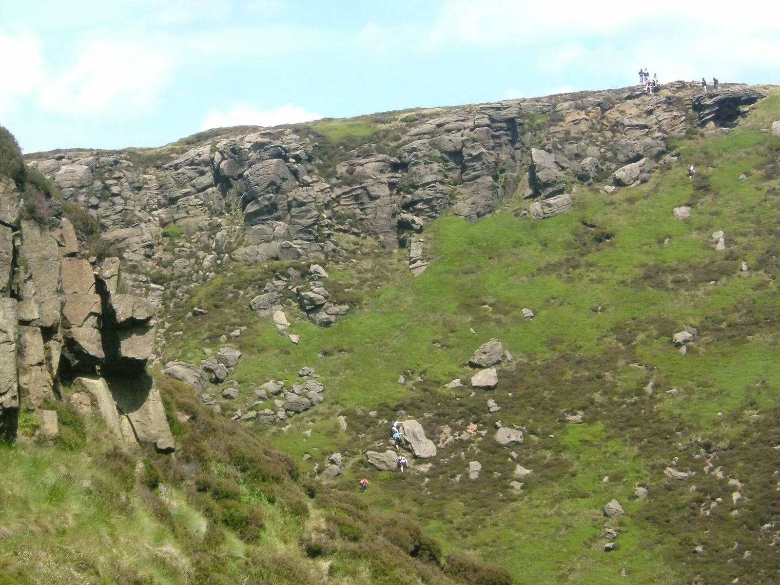 Peat moorland on Kinder Scout in the Peak District (file photograph)