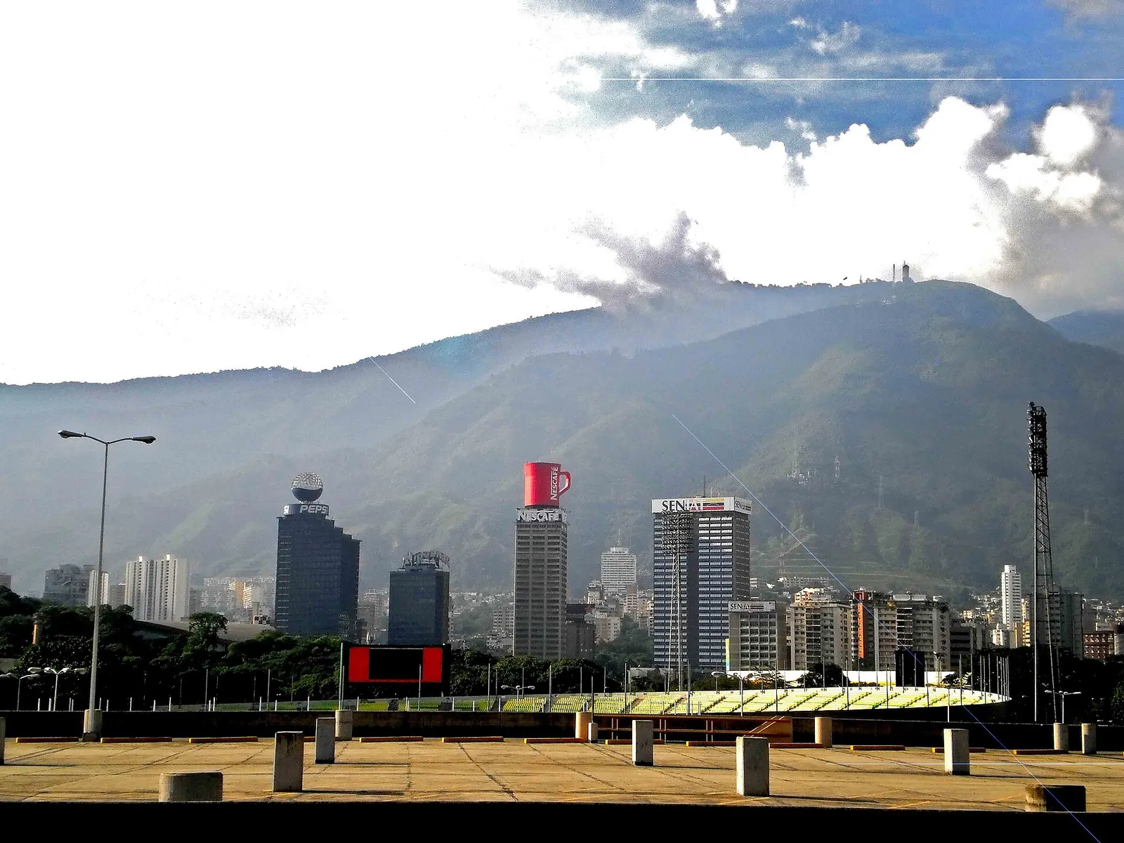 The skyline of Caracas, Venezuela
