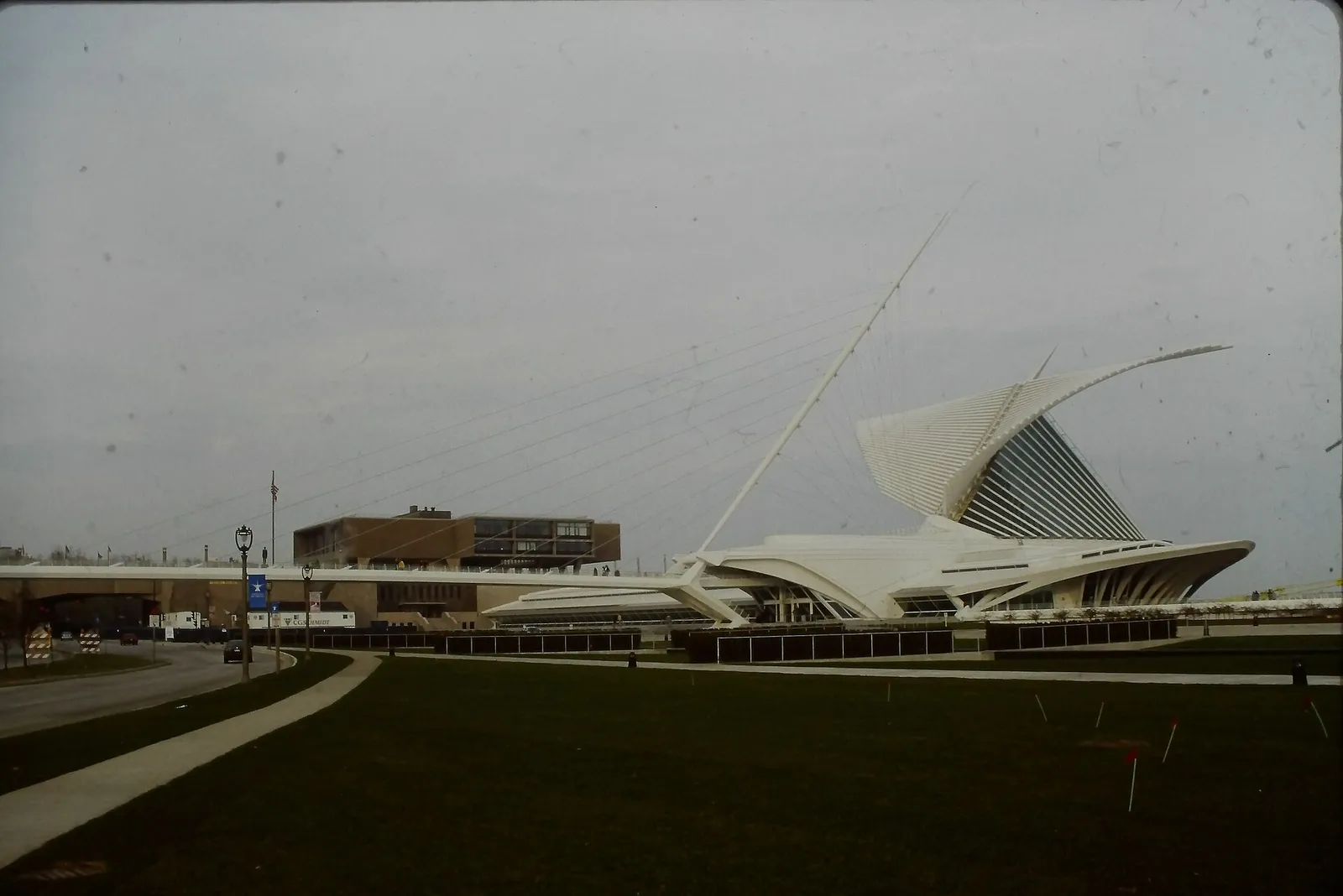 The Quadracci Pavilion of the Milwaukee Art Museum, designed by Santiago Calatrava
