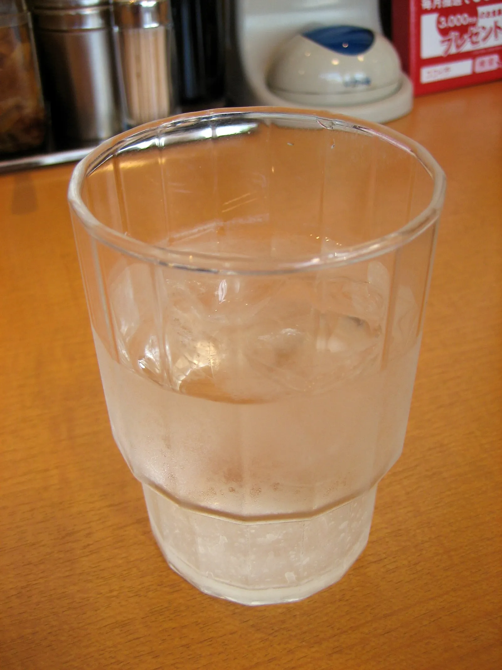 A glass of drinking water (file photo)