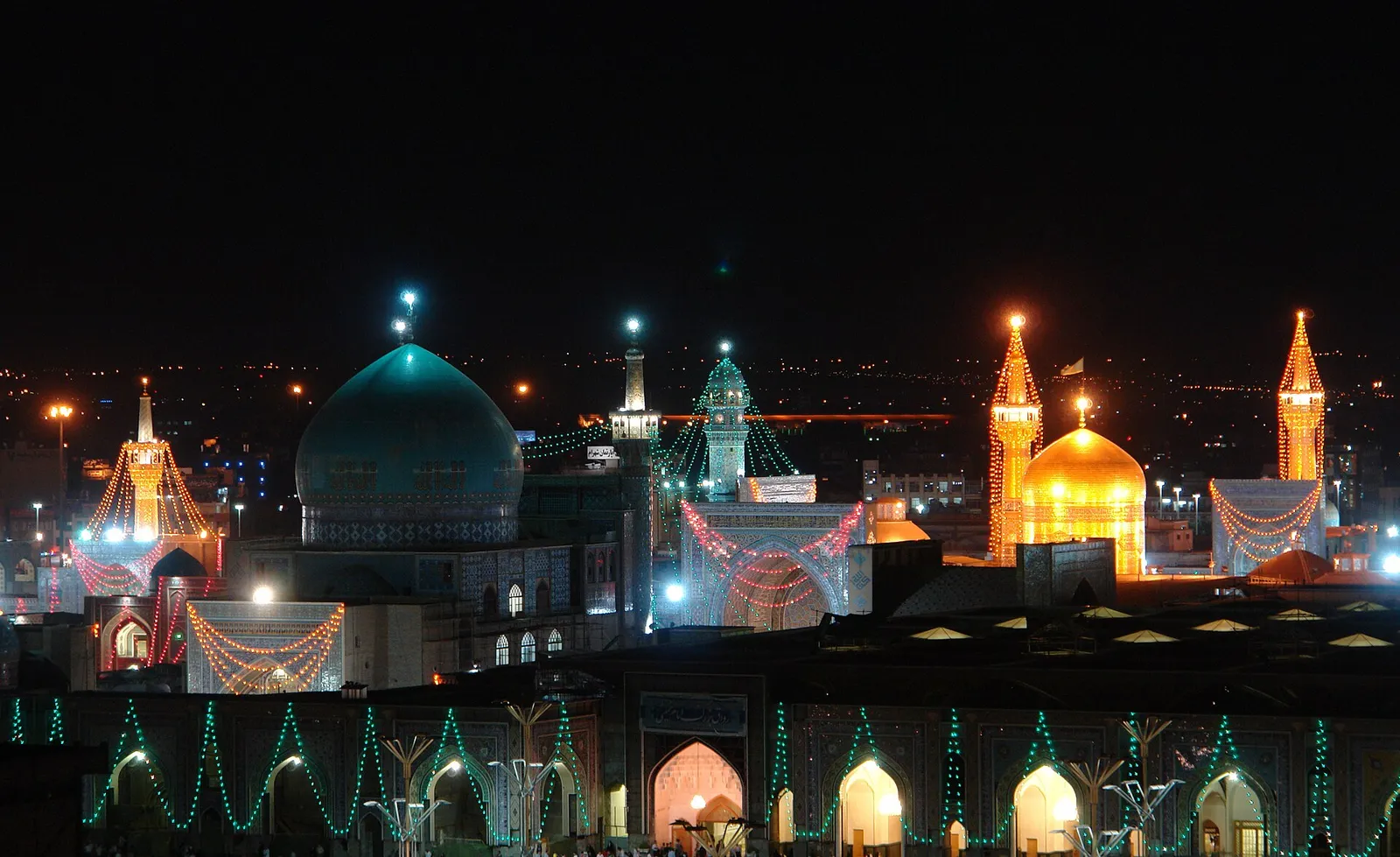 The Imam Reza shrine in Mashhad, Iran, where Khamenei is to be buried