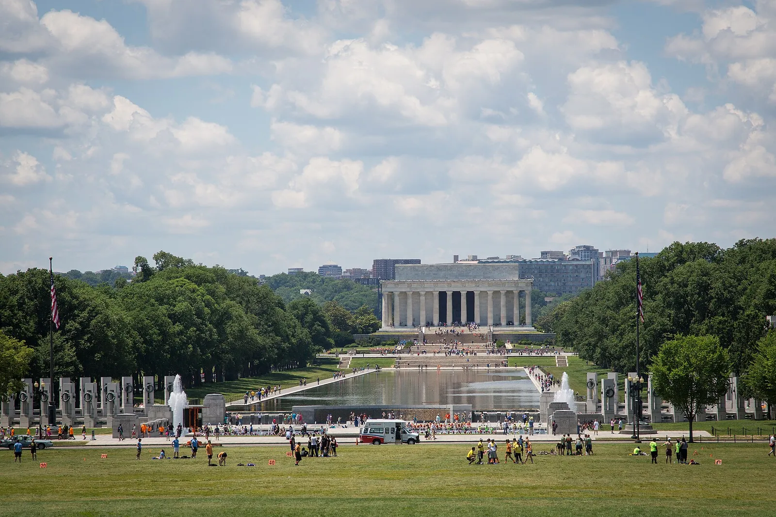 The Lincoln Memorial Reflecting Pool in Washington (file photograph)