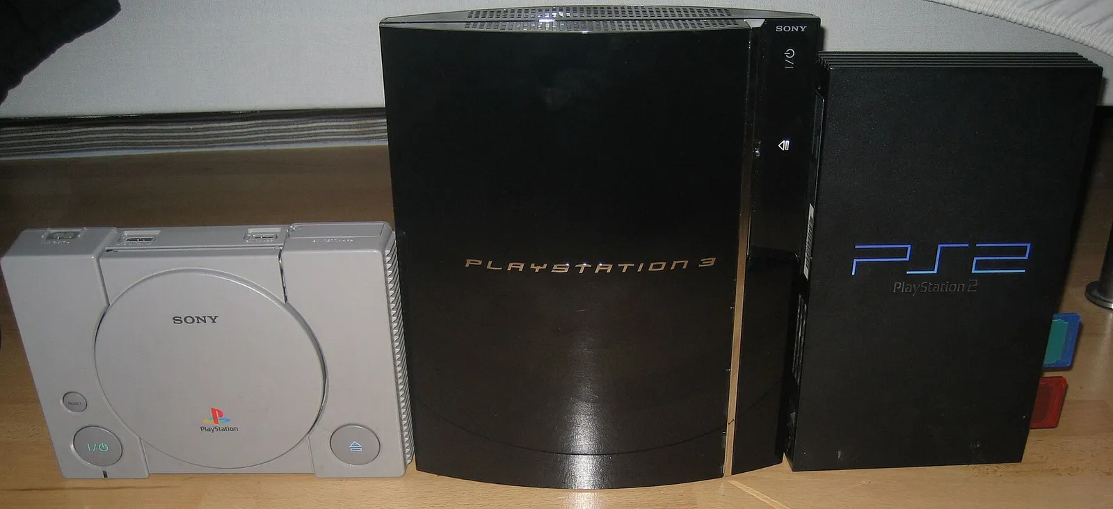 Sony PlayStation consoles, which have long relied on optical discs (file photograph)