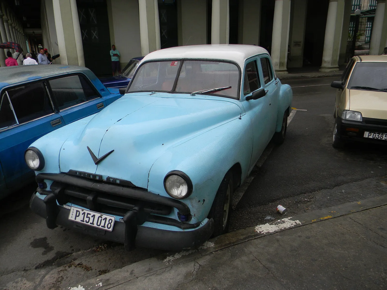 A street scene with classic cars in Havana, Cuba (file image)