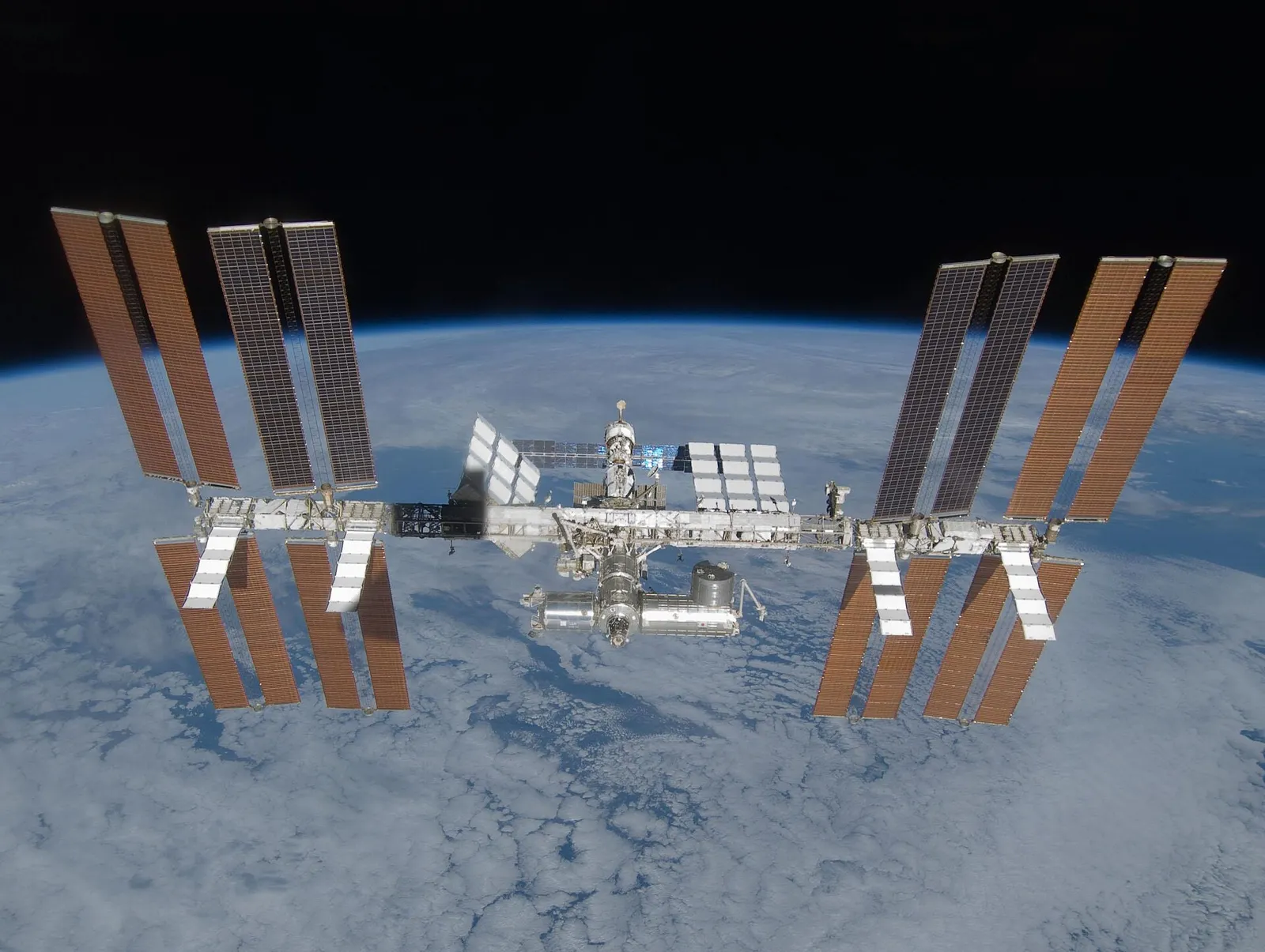 The International Space Station in orbit (file image)