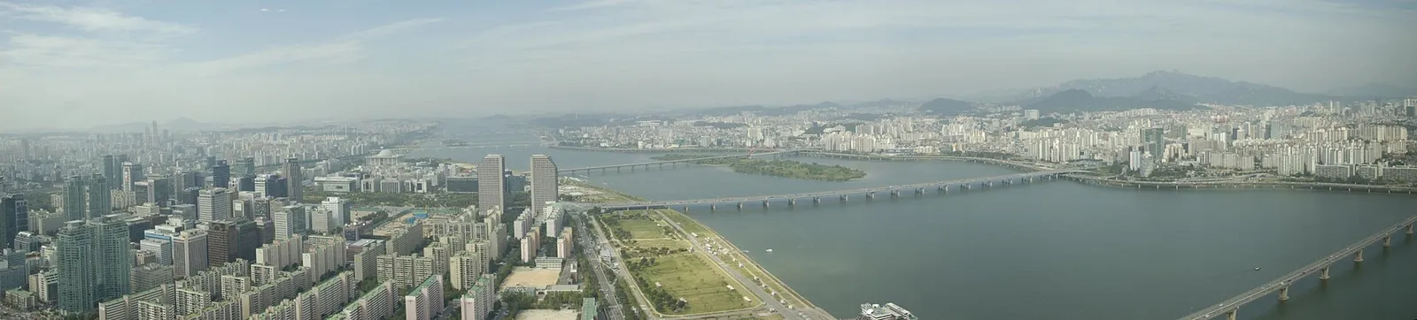 A panoramic view of Seoul, South Korea