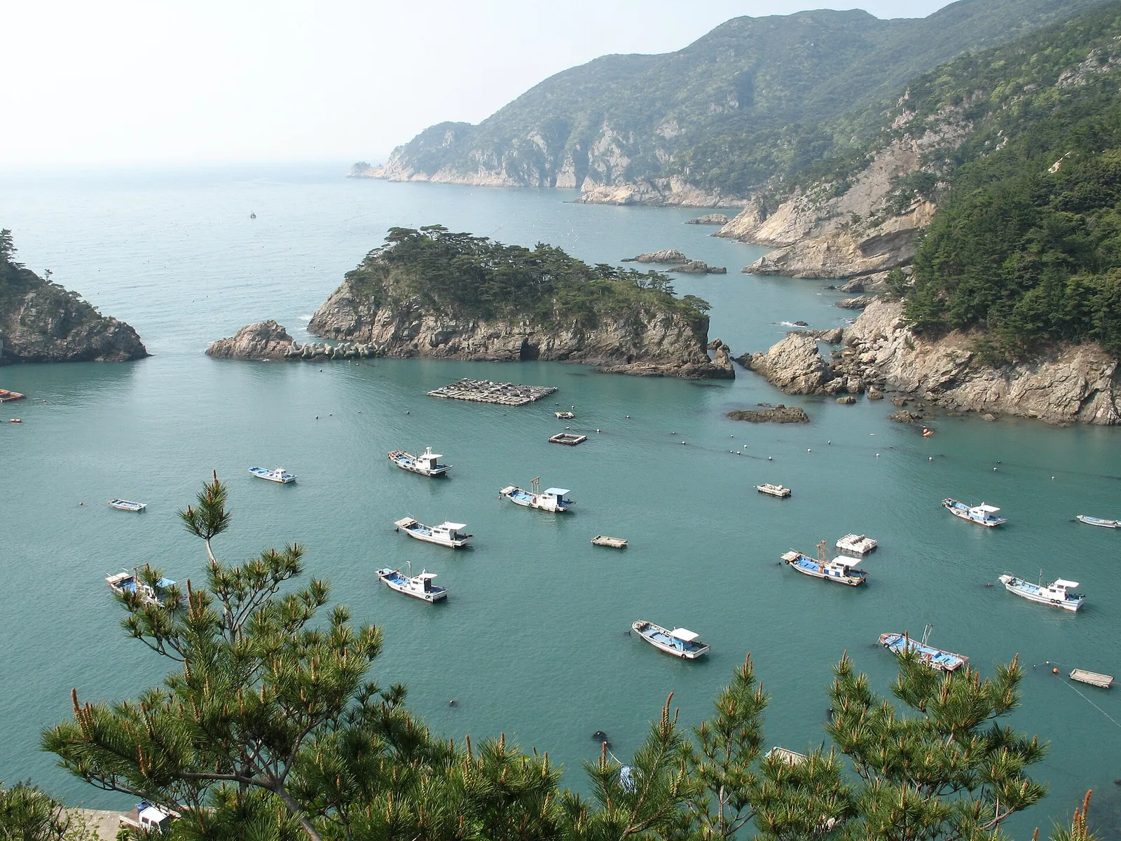 An island off the coast of South Korea