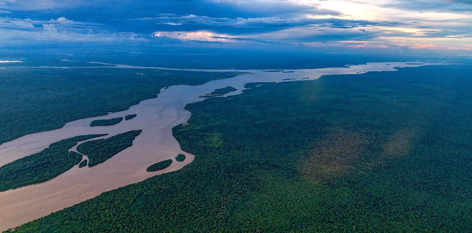The Essequibo River in Guyana