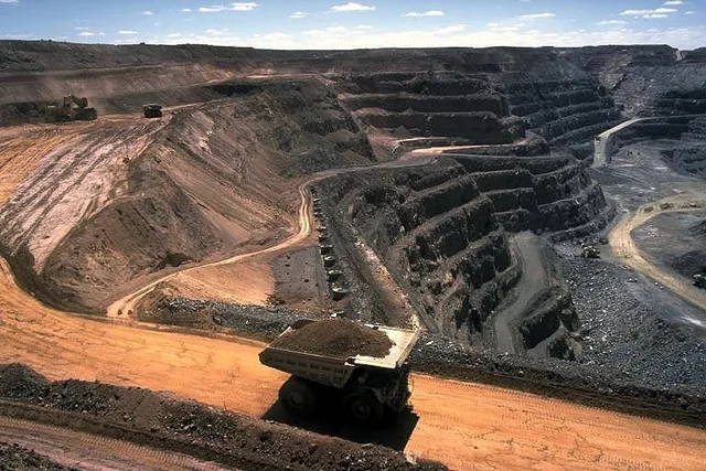 An open-cut mine in Australia