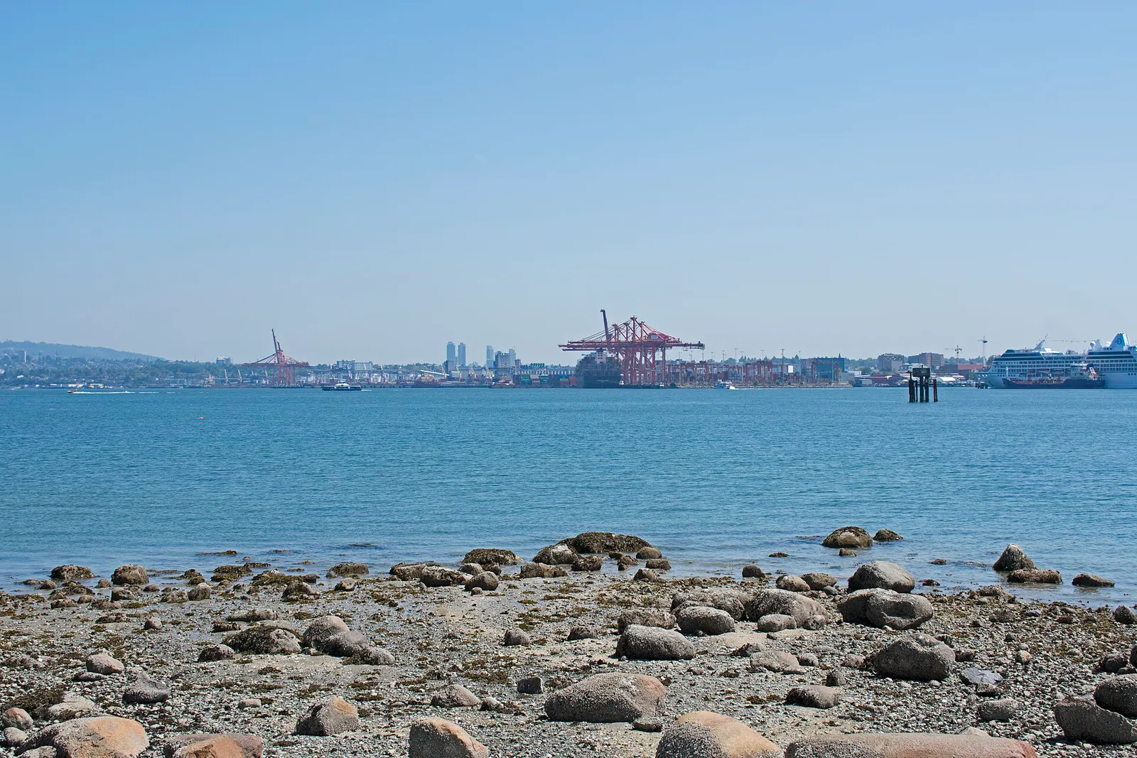 Cargo terminals at the Port of Vancouver, British Columbia (file photograph)