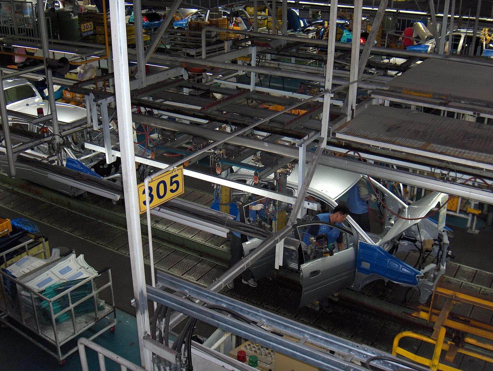 A car assembly line