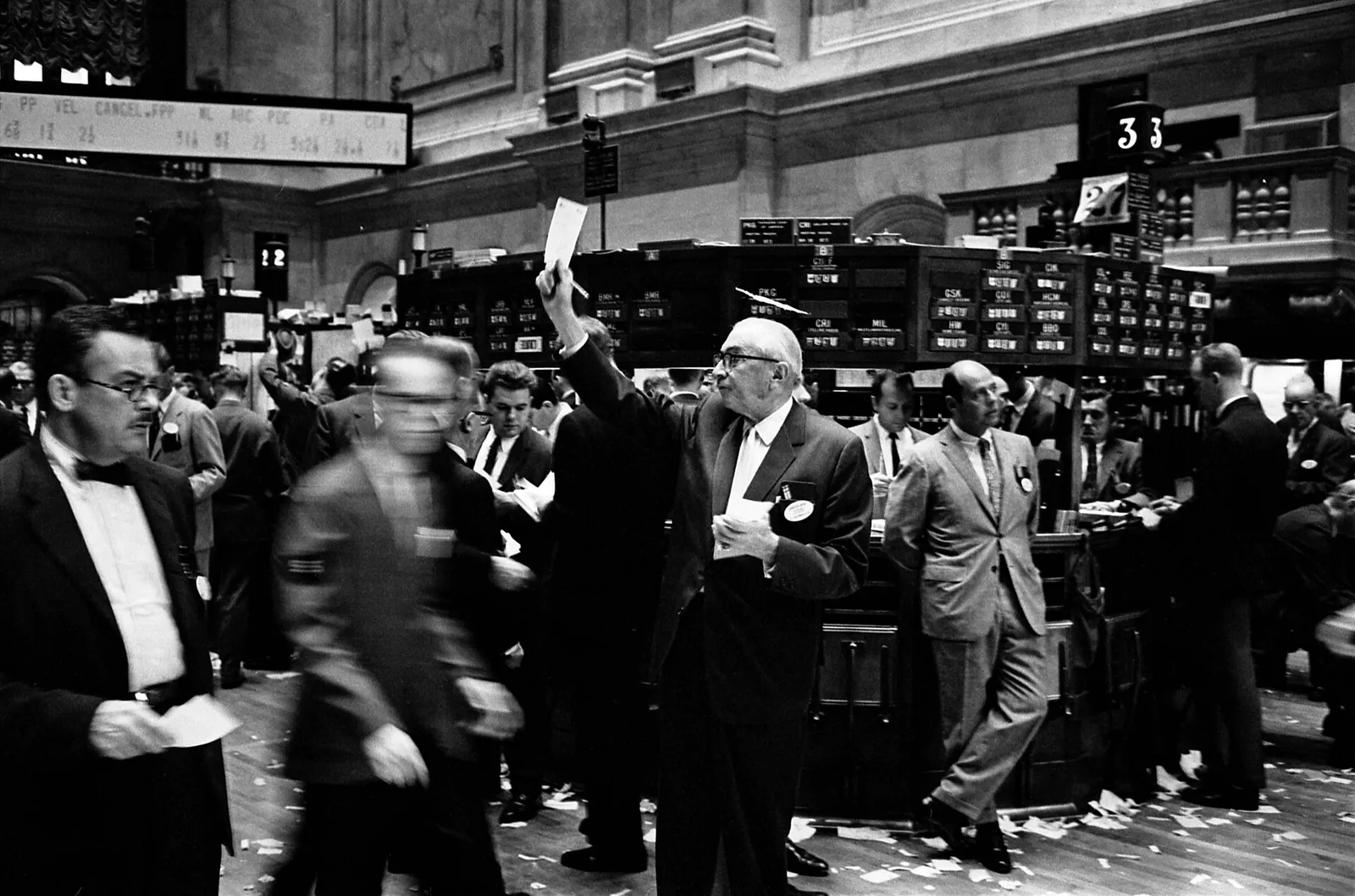 The trading floor of the New York Stock Exchange (file photo)