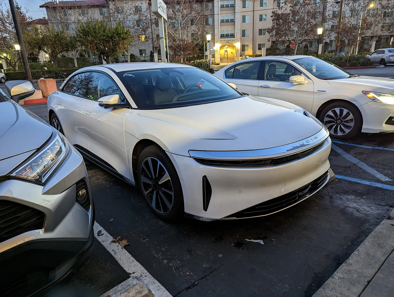 A Lucid Air electric sedan