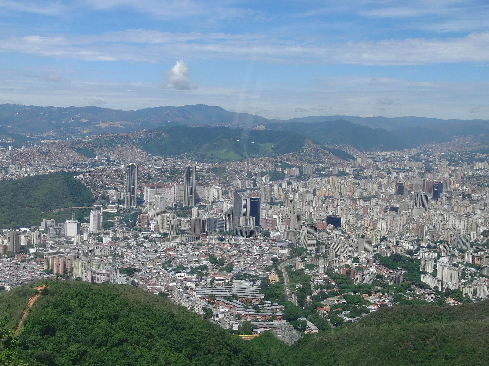 The Venezuelan capital, Caracas