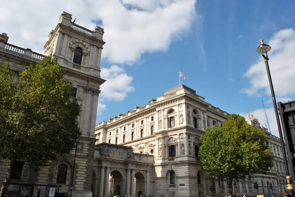 The government offices in Whitehall that house HM Treasury