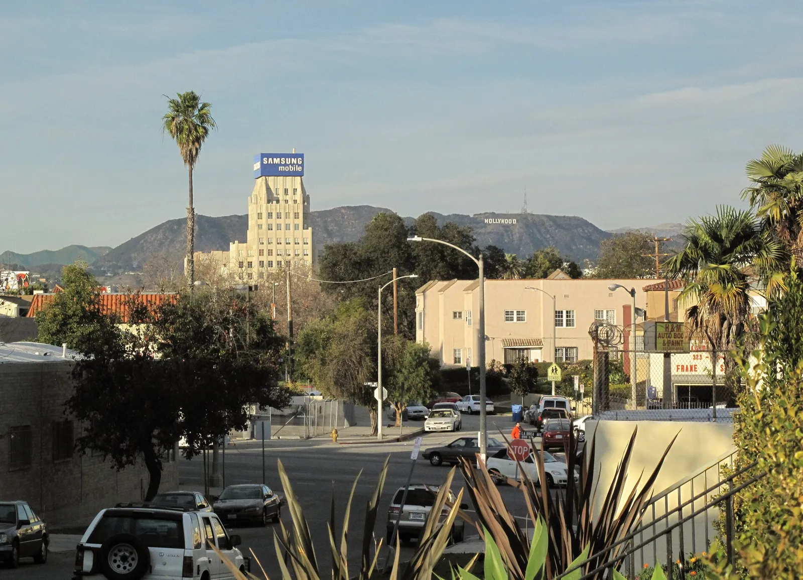 The Hollywood sign in Los Angeles