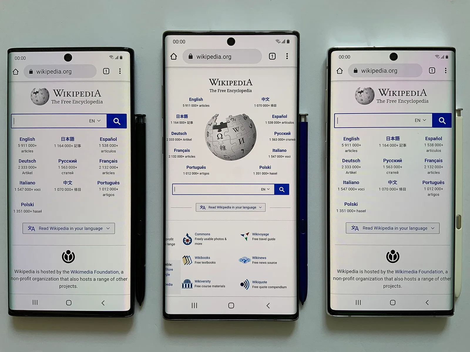 An Android smartphone