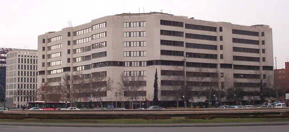 The Plaza de Castilla courts complex in Madrid