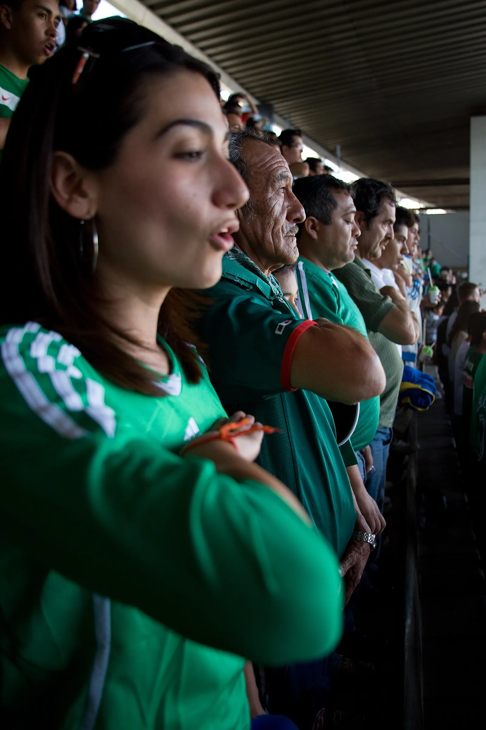 Mexico supporters at a football match (file image)
