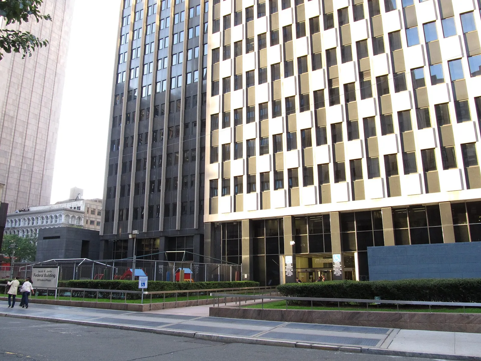 The Jacob K. Javits Federal Office Building in Manhattan, which houses immigration services