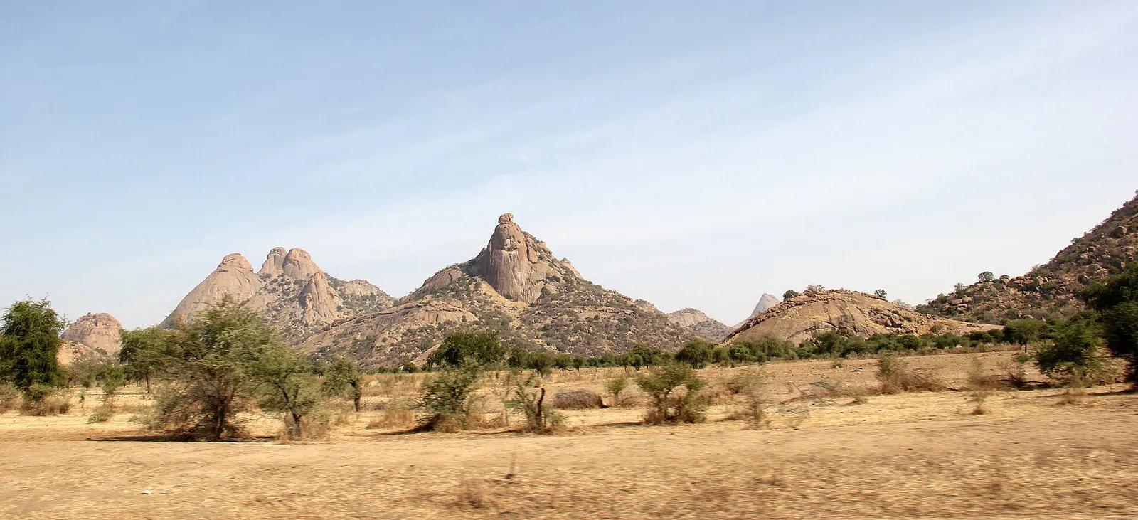 Landscape in Chad's Guera province, where Bitkine lies