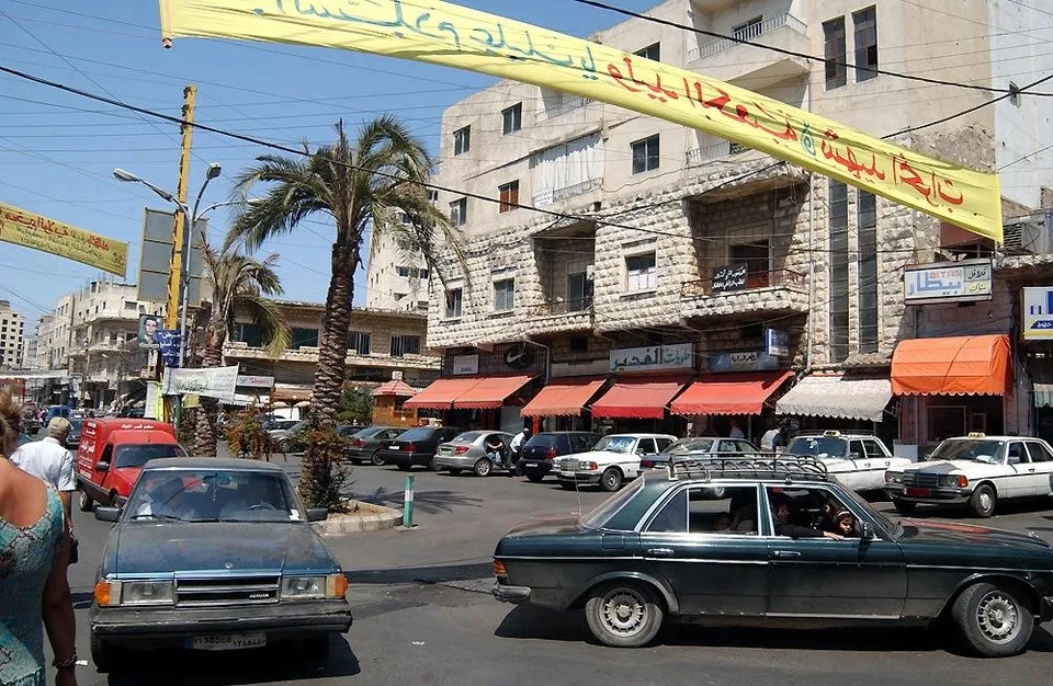 A view of Nabatieh, a town in southern Lebanon (file image)