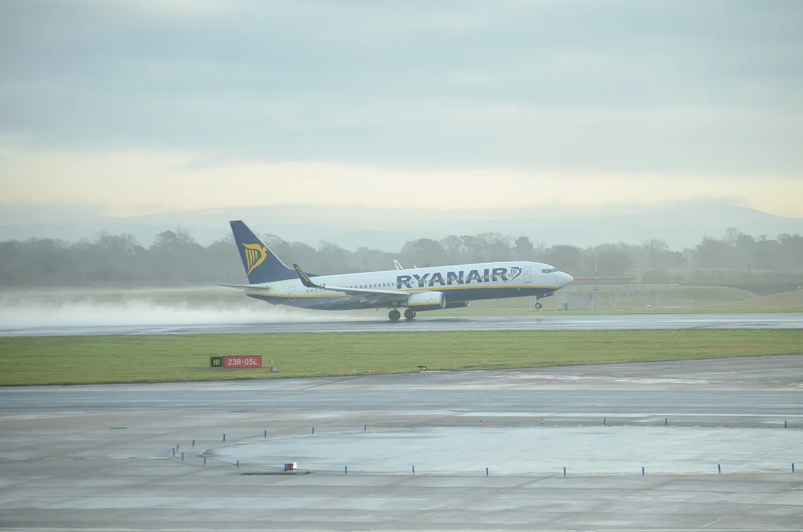 A Ryanair Boeing 737-800 (file image)