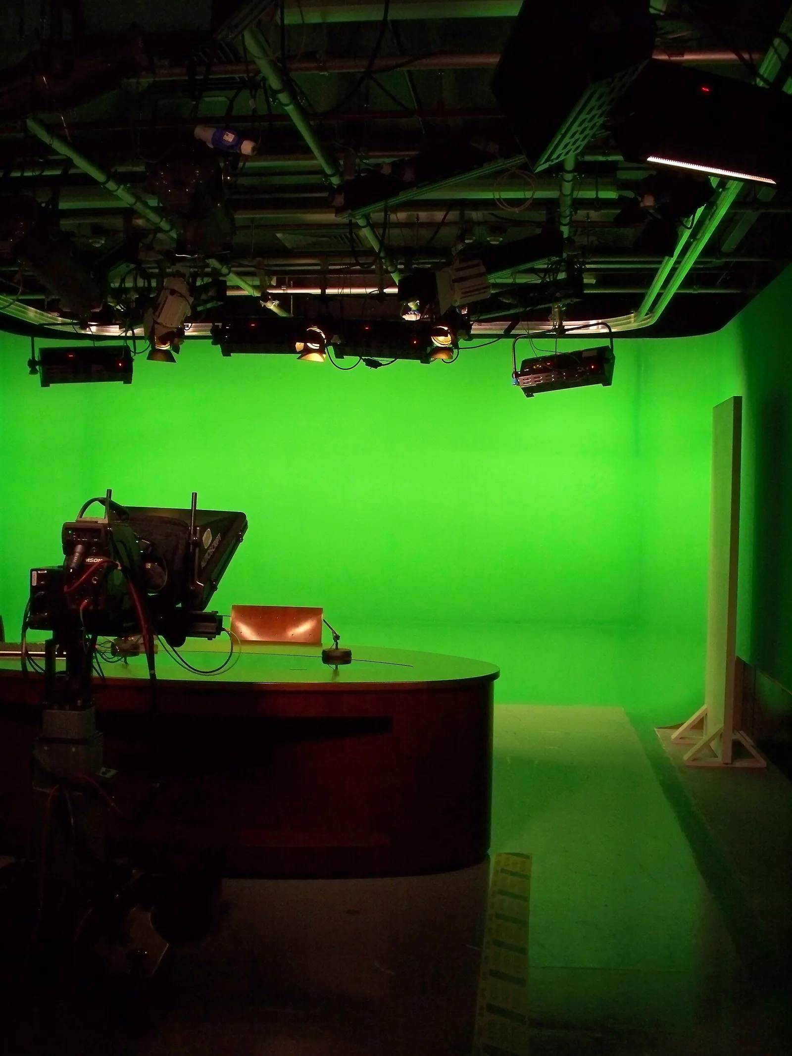 A television broadcast studio