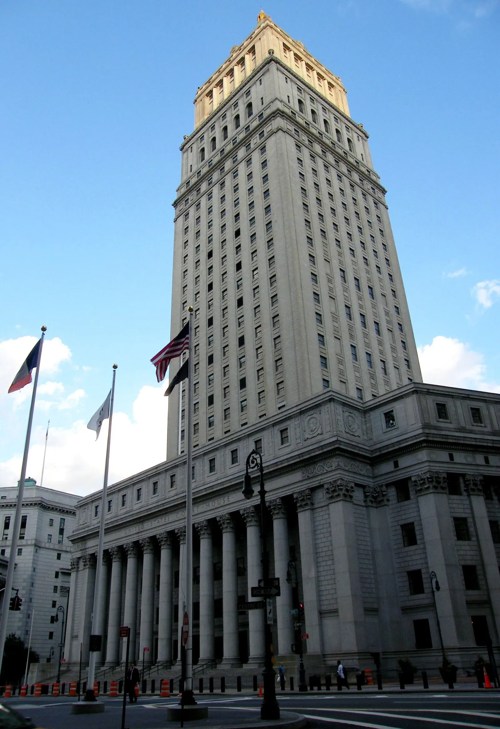 The Thurgood Marshall United States Courthouse in Manhattan