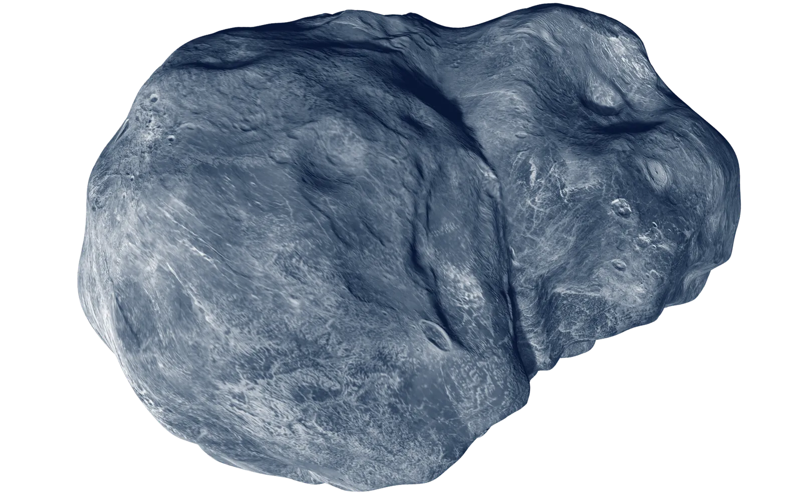 An artist's impression of the asteroid Dimorphos, the target of NASA's DART mission