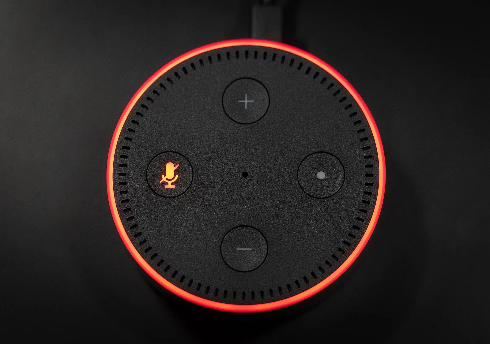 A voice-controlled smart speaker (file image)