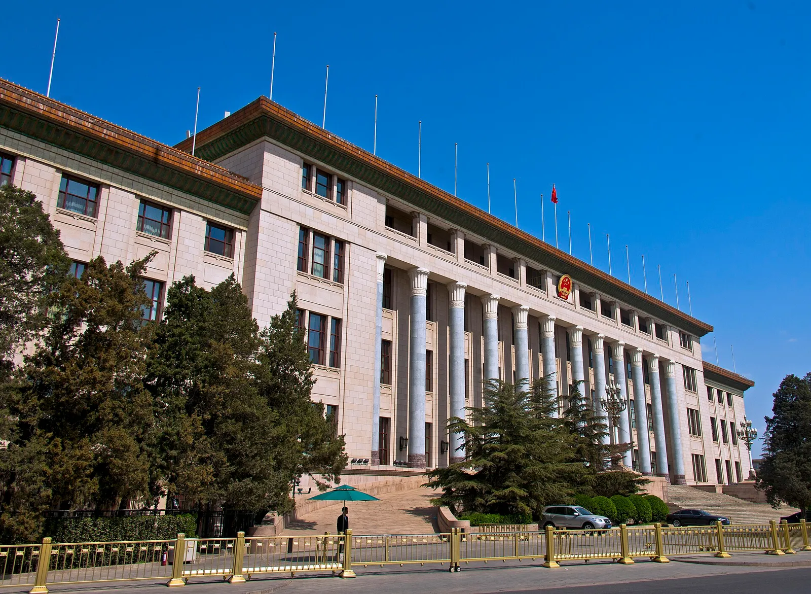 The Great Hall of the People in Beijing, seat of China's National People's Congress