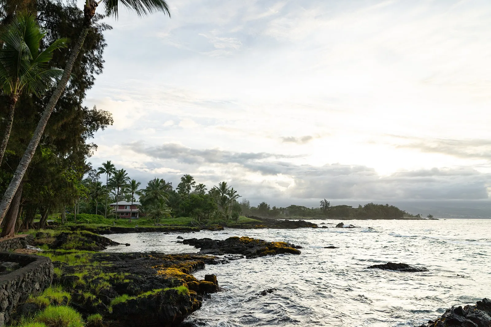 The coastline near Hilo on Hawaii Island