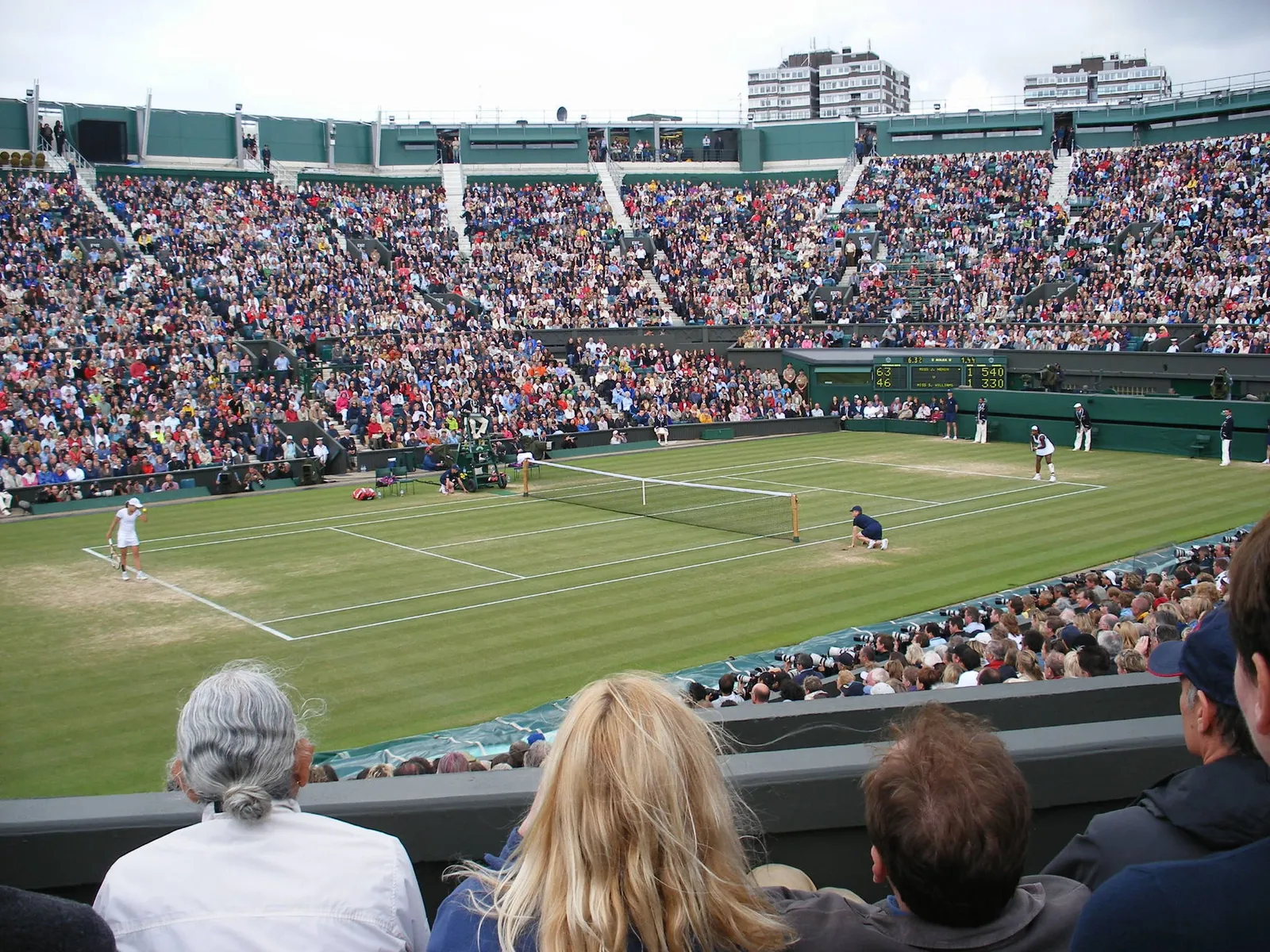 Centre Court at Wimbledon (file image)