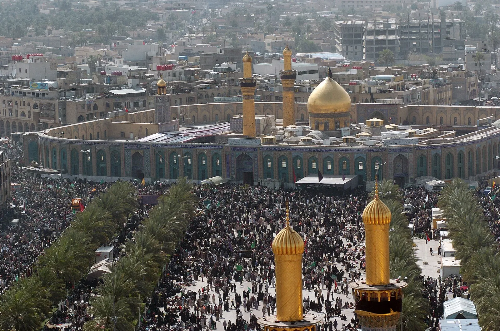 The Shrine of Imam Hussein in Karbala, Iraq