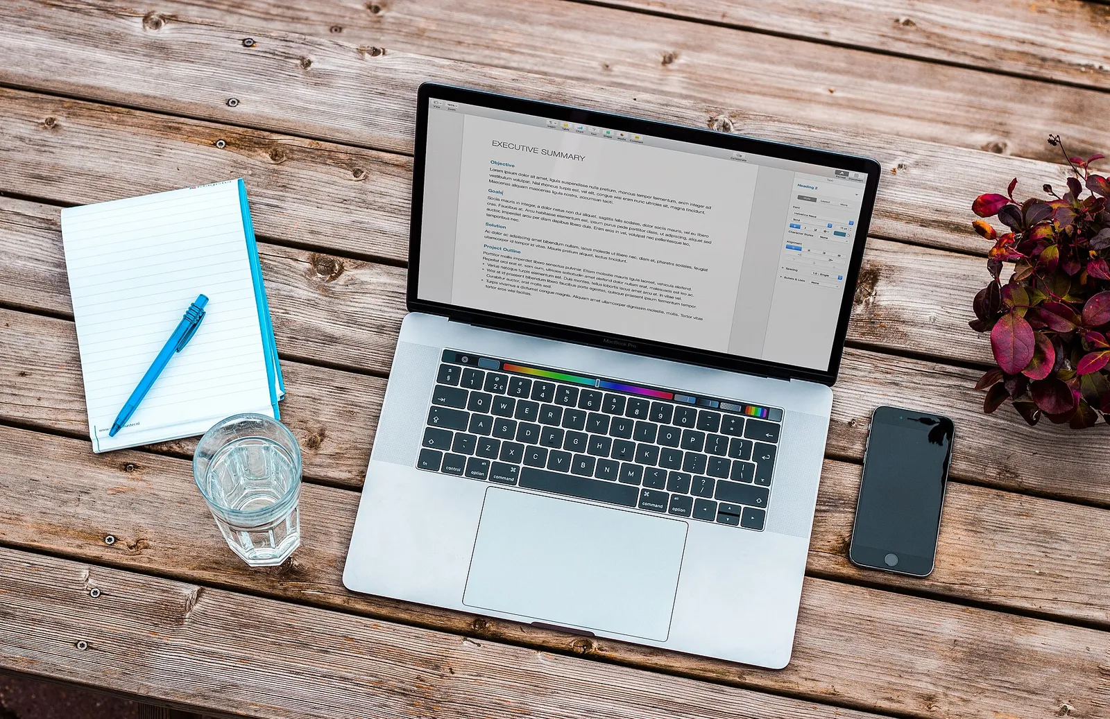 An Apple MacBook Pro laptop (illustrative photograph)