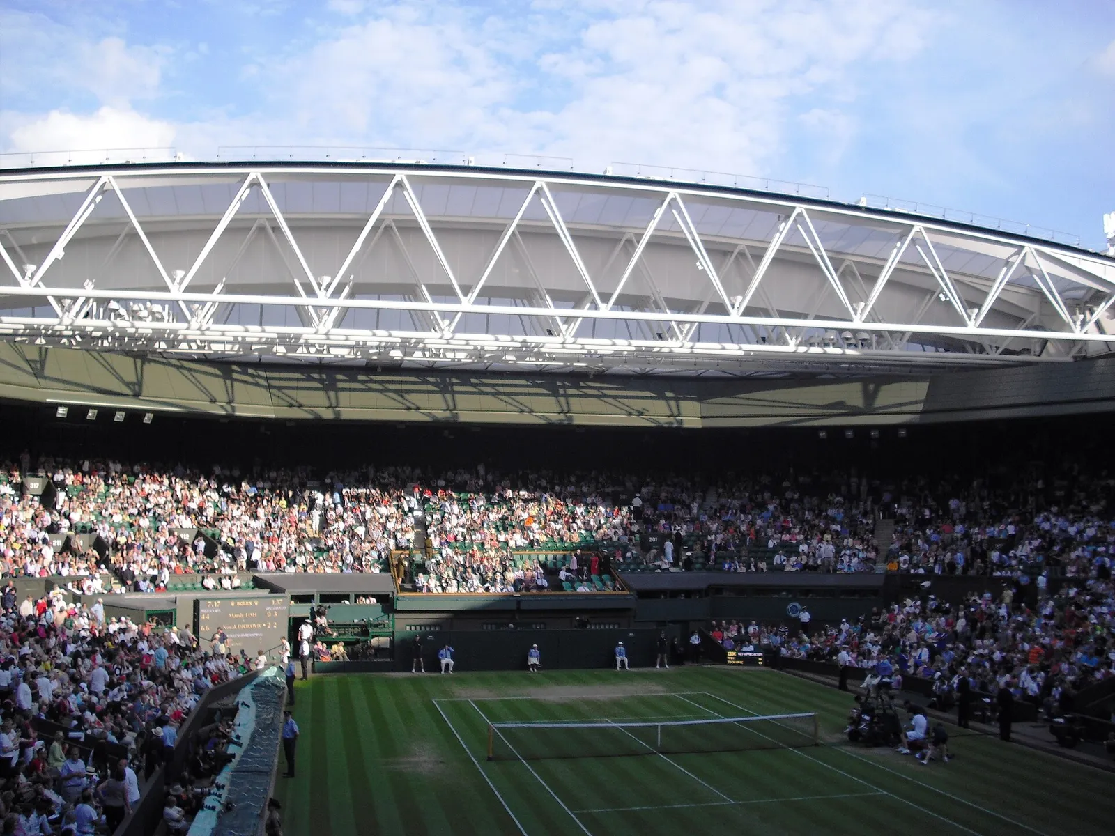 Centre Court at Wimbledon (file image)