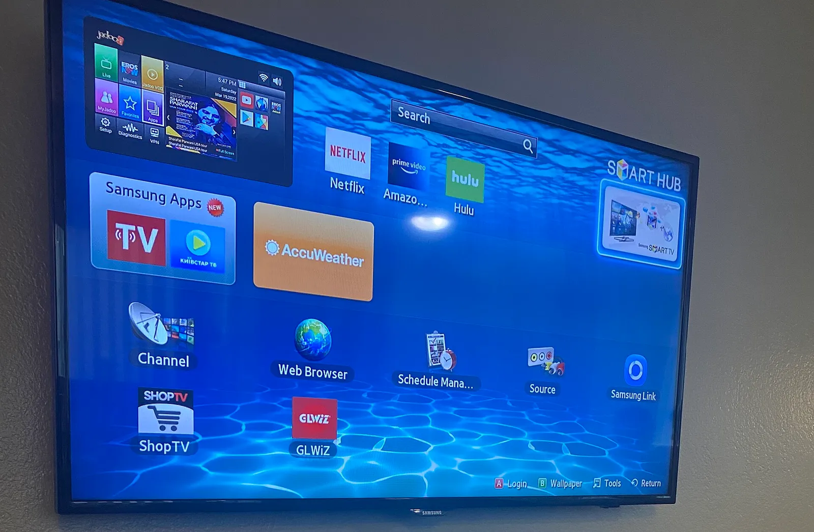 A smart television (illustrative photograph)