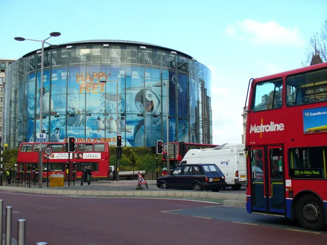 An IMAX cinema building at Waterloo in London
