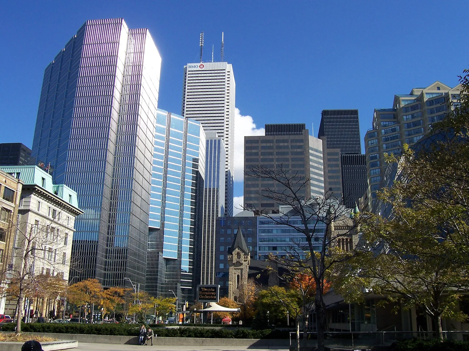 Toronto's financial district