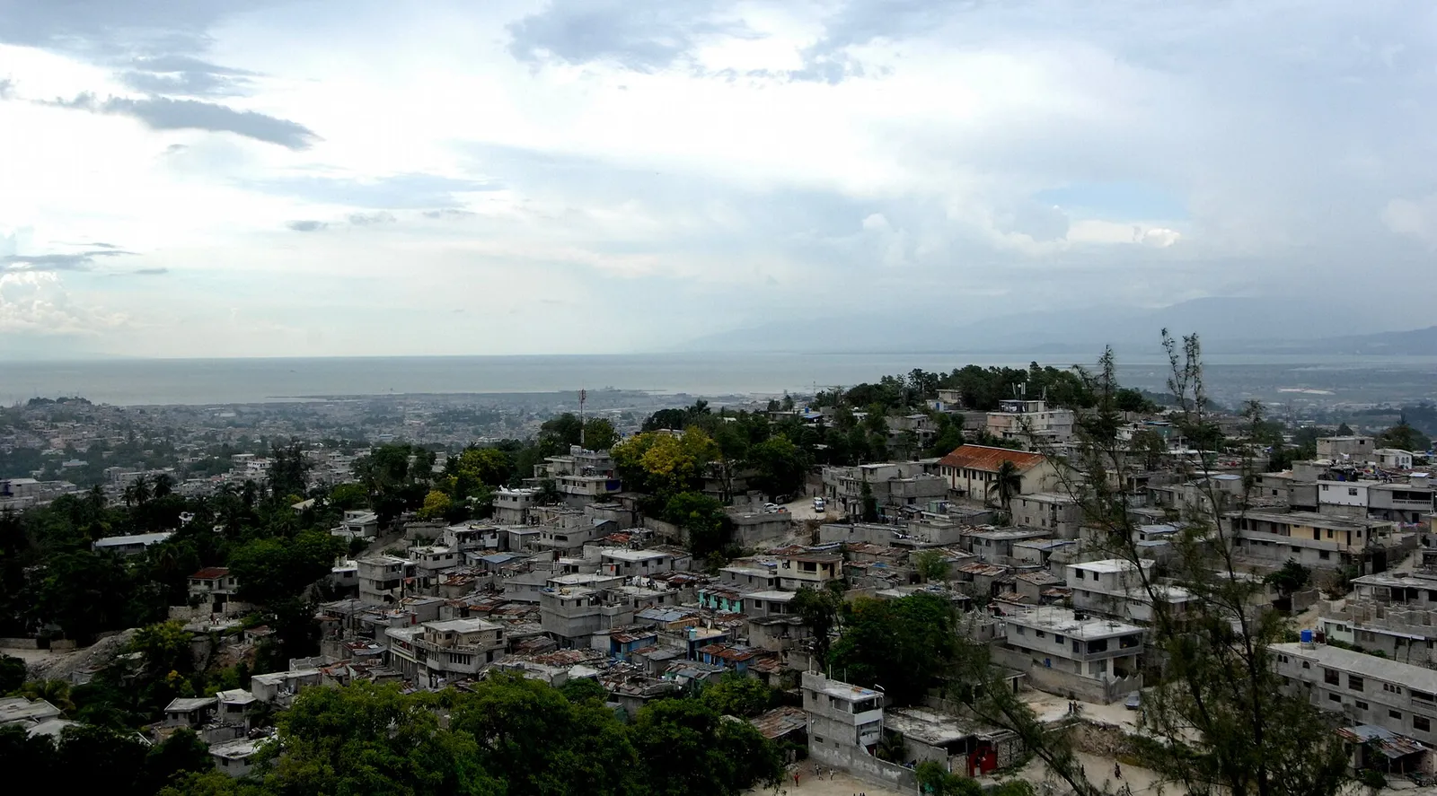 An aerial view of Port-au-Prince, Haiti