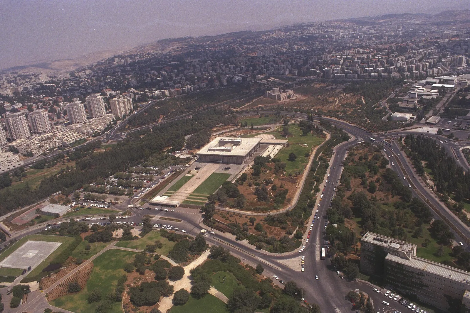 The Knesset building in Jerusalem