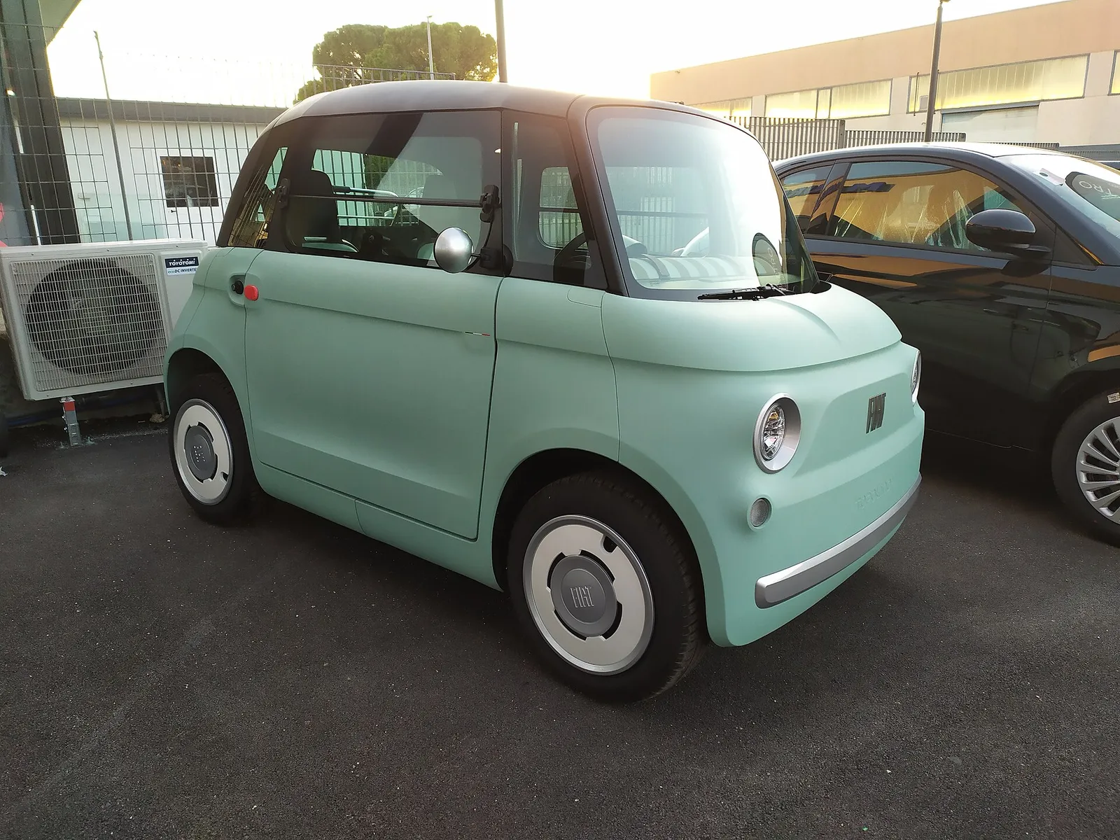 A Fiat Topolino electric microcar (file image)