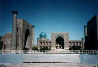 The Registan, a historic public square in Samarkand, Uzbekistan
