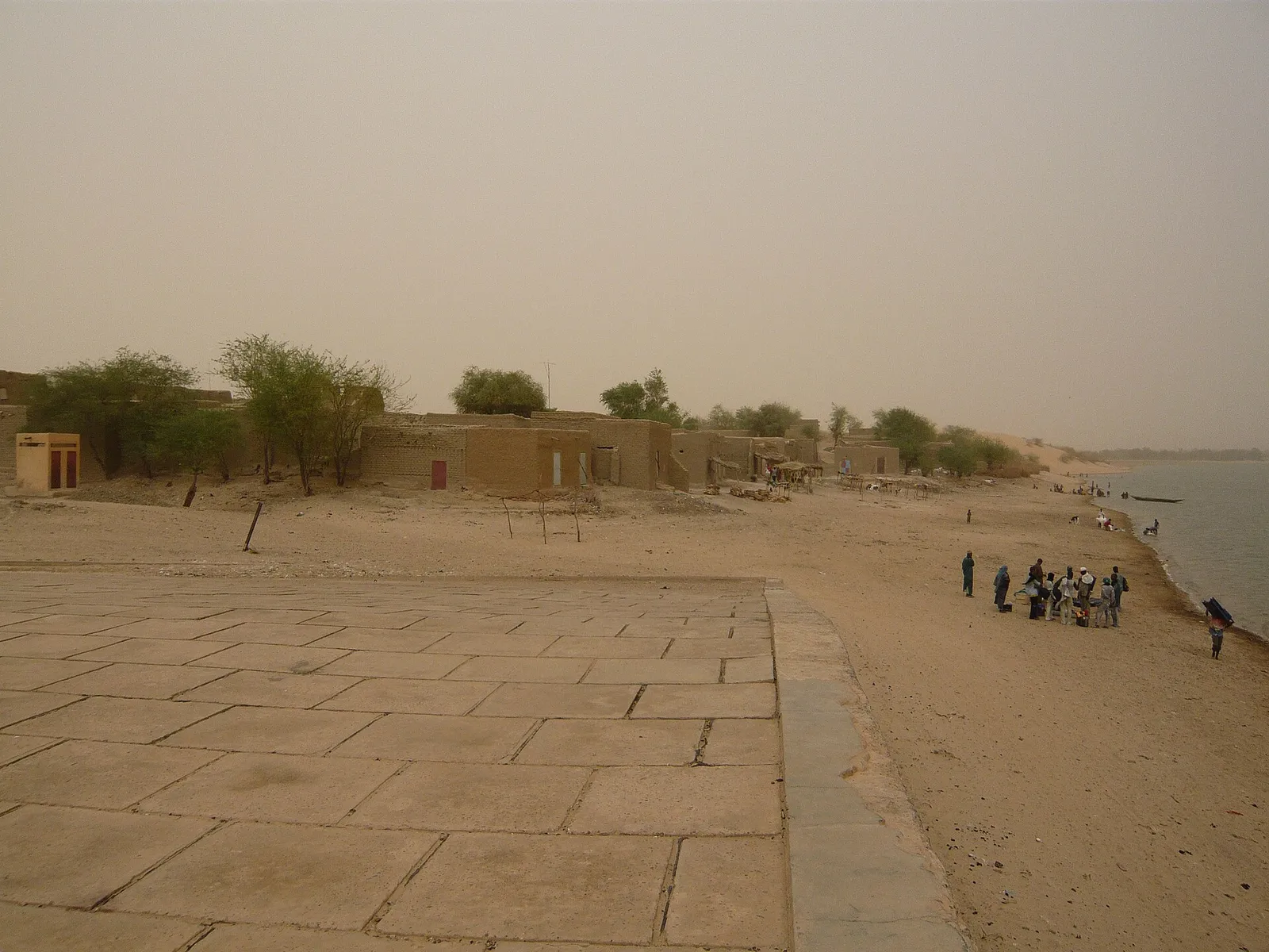 A view of the river port at Bamba, in northern Mali