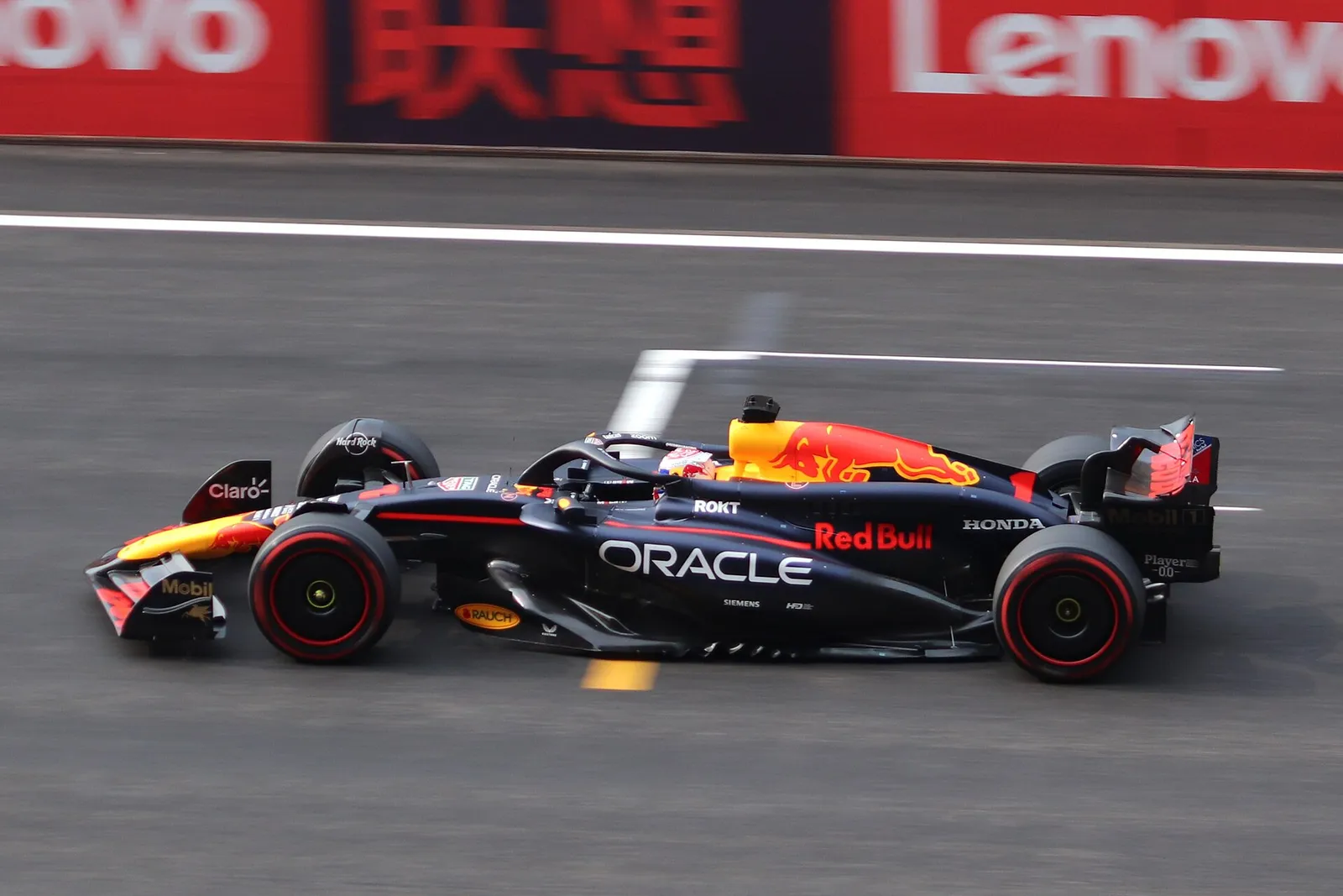 Max Verstappen driving for Red Bull