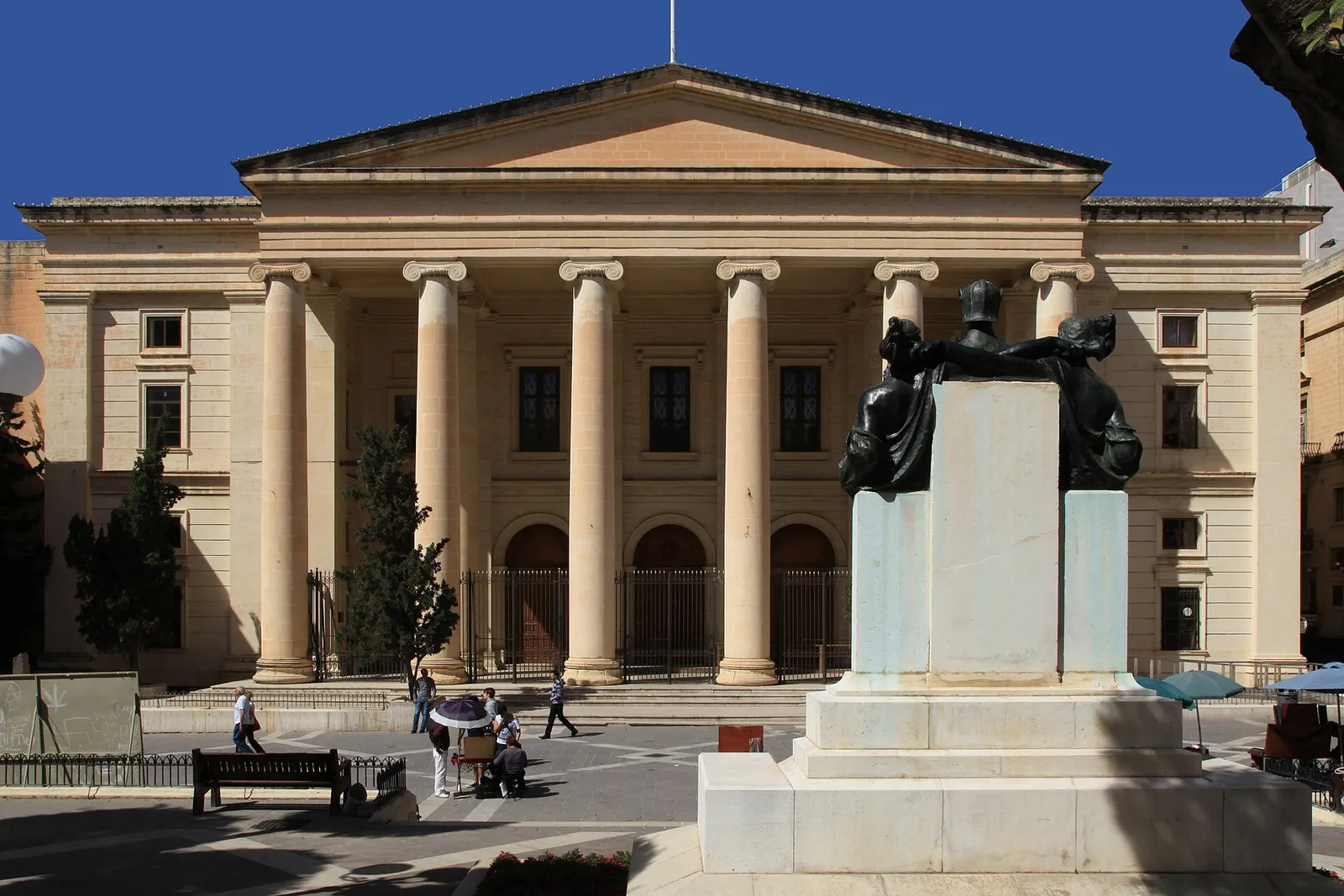 The Courts of Justice in Valletta, Malta